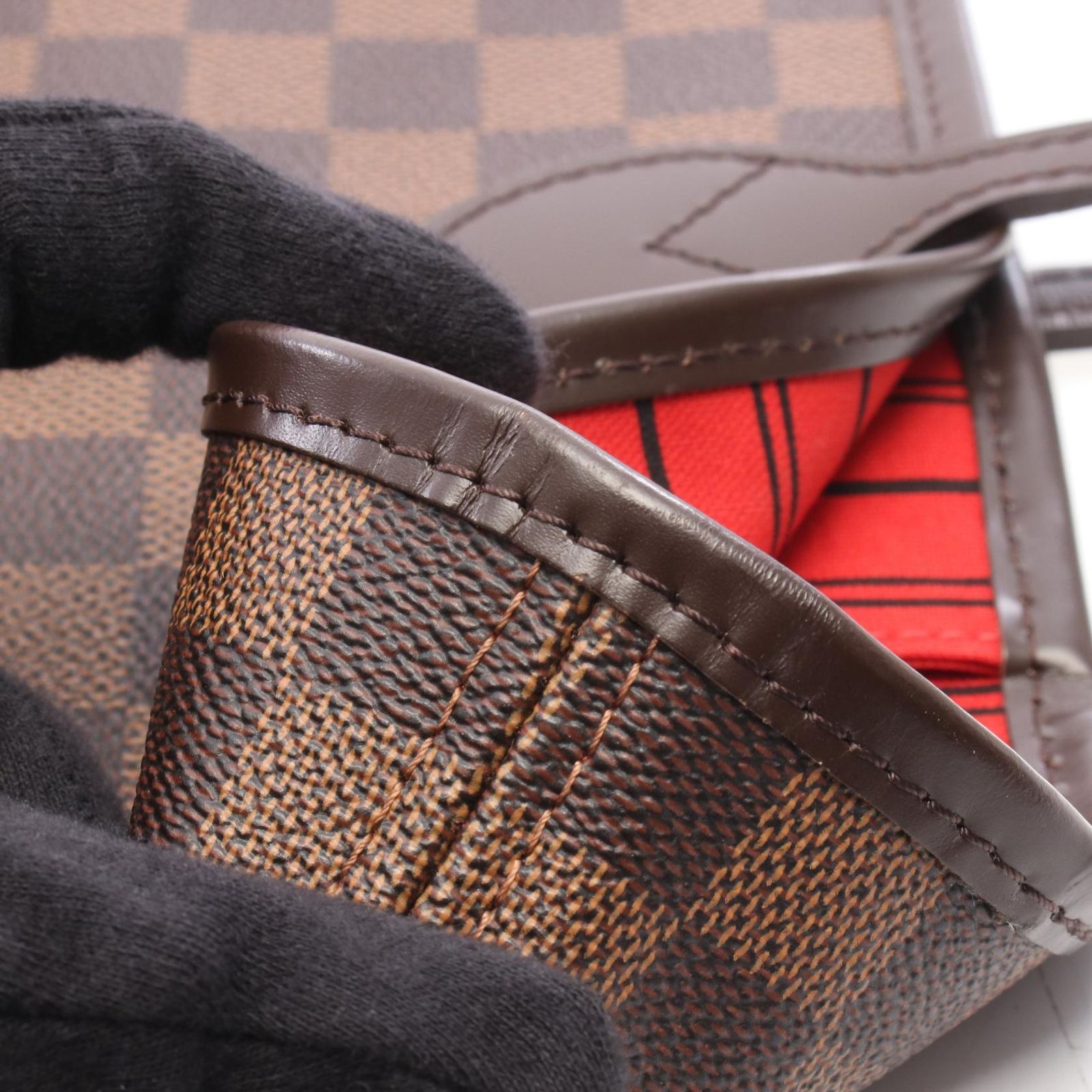 ルイ・ヴィトン LOUIS VUITTON トートバッグ ネヴァーフルMM N51105 PVCコーティングキャンバス レザー ネヴァーフルMM レディース Used A