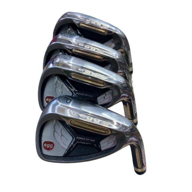 【中古】 プロギア egg(2013) 4S レディース アイアンセット IR NS PRO FORCE OF egg (フレックスL) レディース 女性用 右利き 右用 Cランク ゴルフクラブ