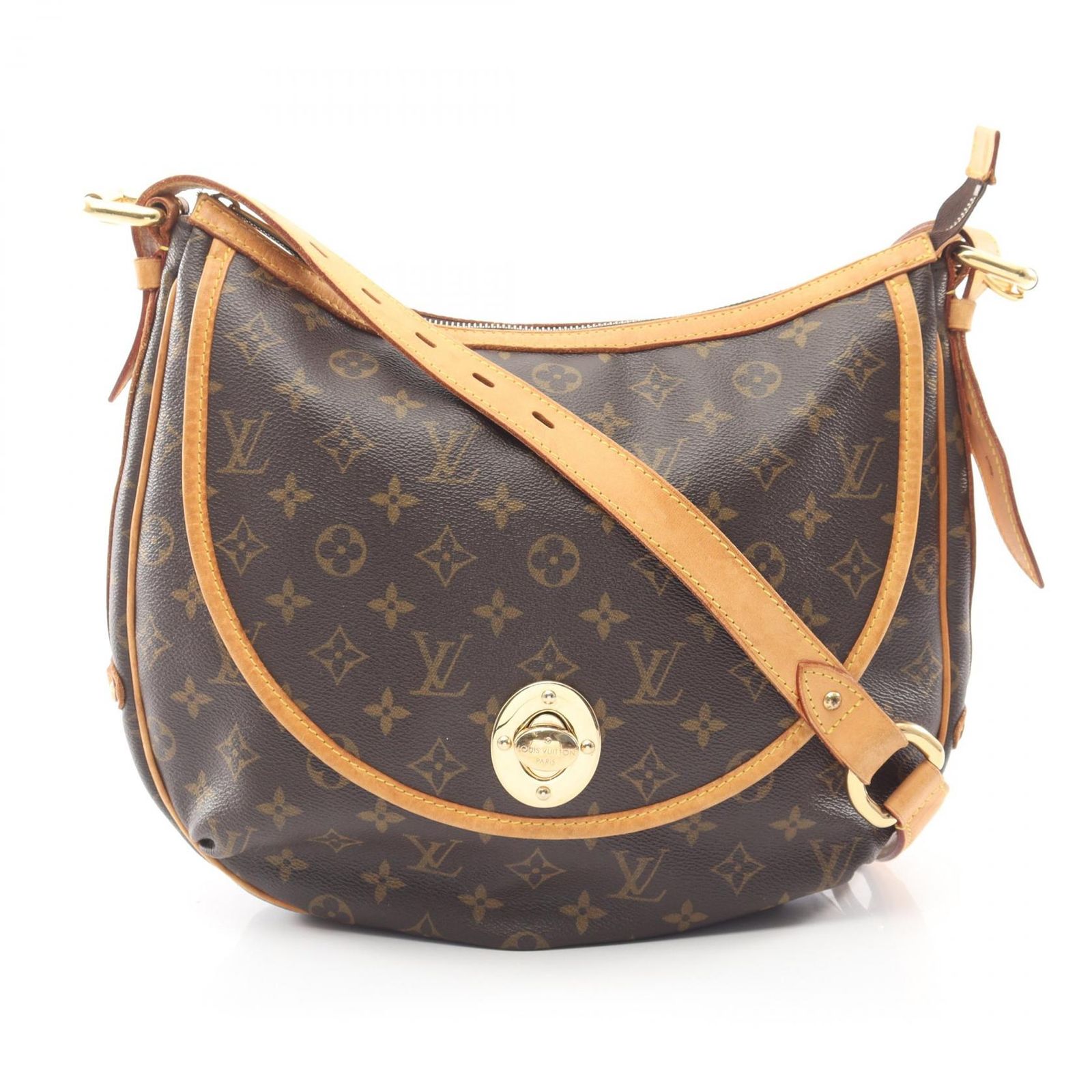 ルイ・ヴィトン LOUIS VUITTON ショルダーバッグ トゥラムGM M40075 PVCコーティングキャンバス レザー トゥラムGM レディース Used B 87,340円