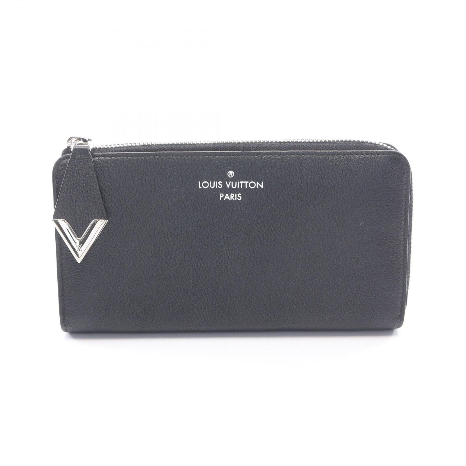 ルイ・ヴィトン LOUIS VUITTON L型ファスナー長財布 ポルトフォイユ コメット パルナセア M60146 ノワール レザー ポルトフォイユ・コメット レディース Used B