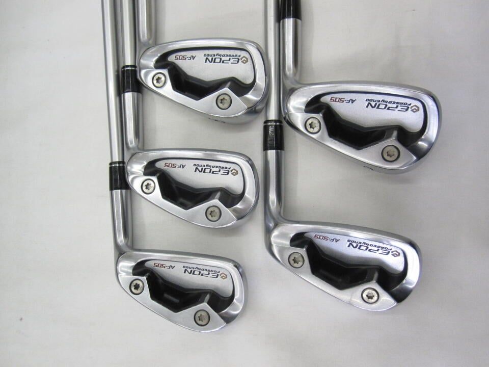 エポン　AF-505　(6I、7I、8I) MCI 70 (9、P) MCI 80　Rフレックス　アイアンセット　中古　ゴルフドゥ！緑店【最短即日発送】