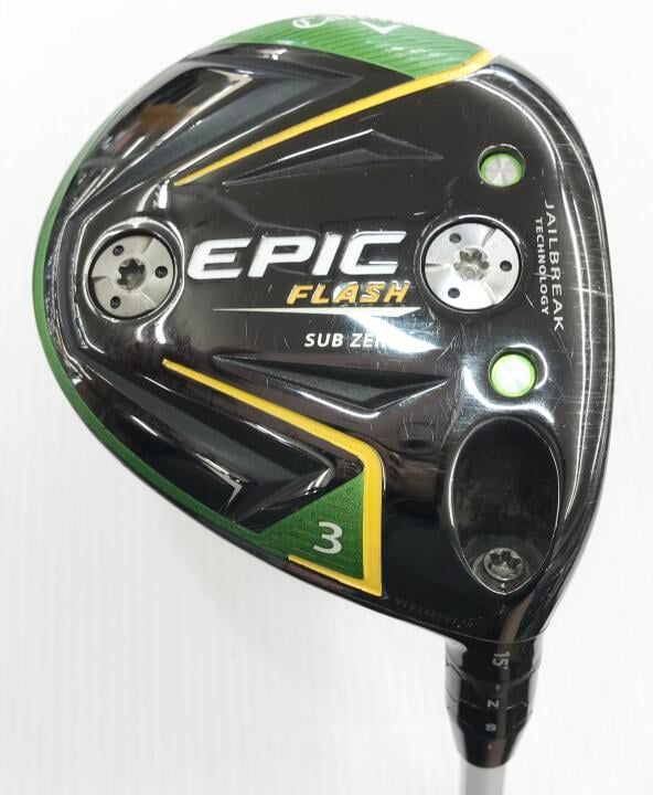 キャロウェイ　EPIC FLASH SUB ZERO　15度　ﾚｼﾞｵﾌｫｰﾐｭﾗ B 55　Sフレックス　フェアウェイウッド　中古【最短即日発送】