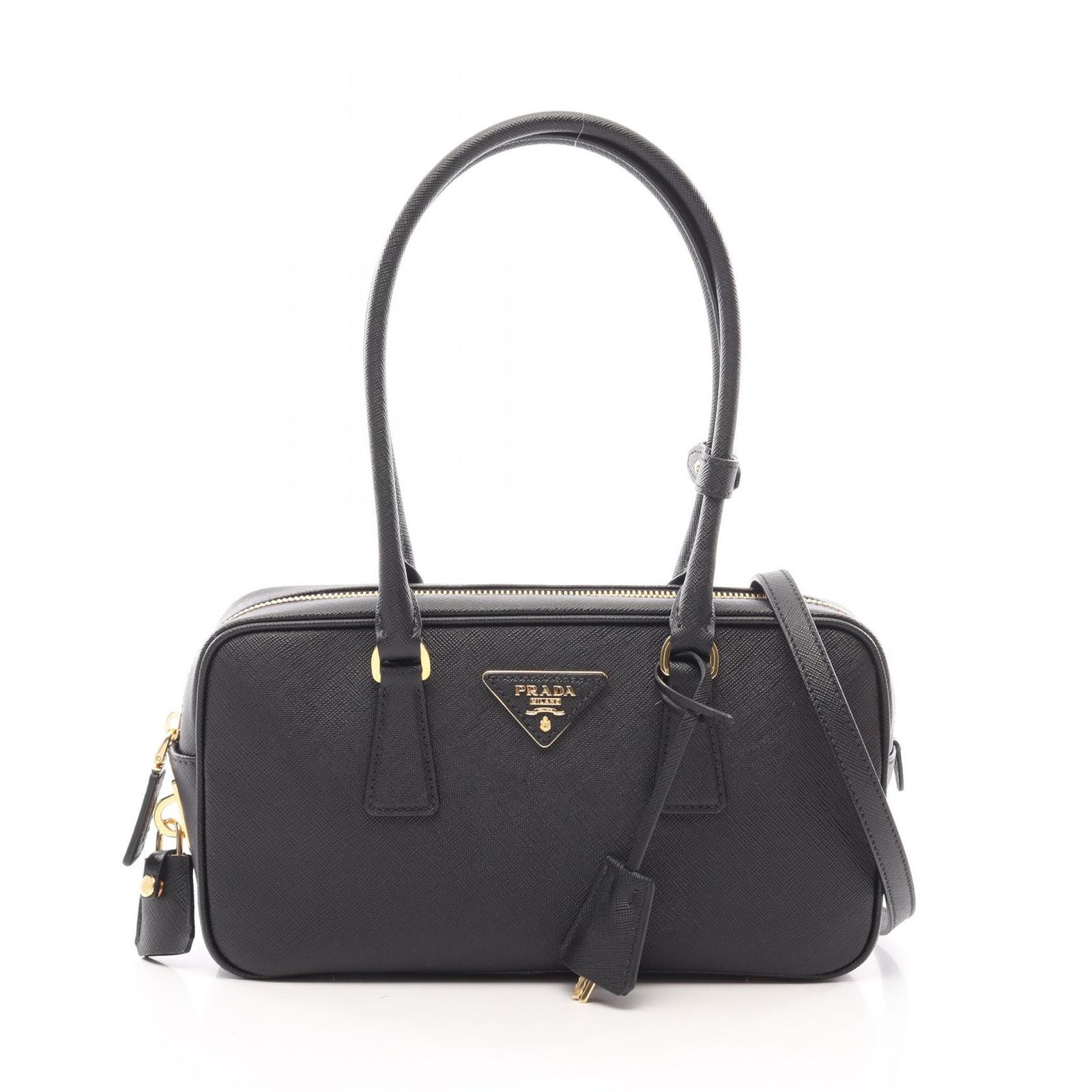 プラダ PRADA ハンドバッグ トップハンドルバッグ SAFFIANO LUX 2WAY 1BB130NZVF0002 サフィアーノレザー ショルダートート レディース 新品