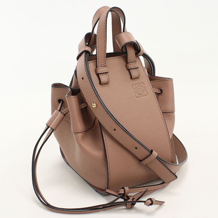 LOEWE ロエベ ハンモックバッグ ミニ 2WAY ハンドバッグ カーフ【中古】 レディース