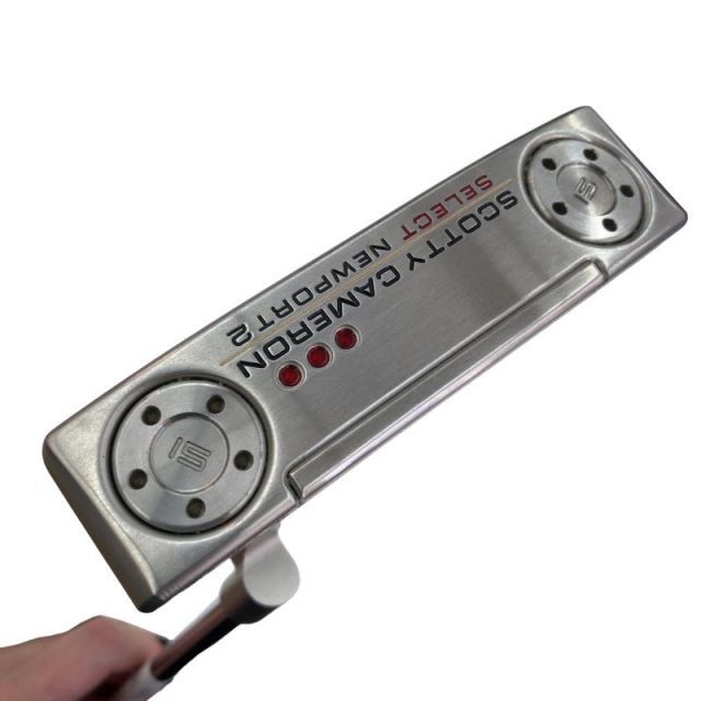 【中古】 タイトリスト SCOTTY CAMERON select NEWPORT 2(2018) 34インチ パター PT スチール (フレックスその他) メンズ 男性用 右利き 右用 Cランク ゴルフクラブ