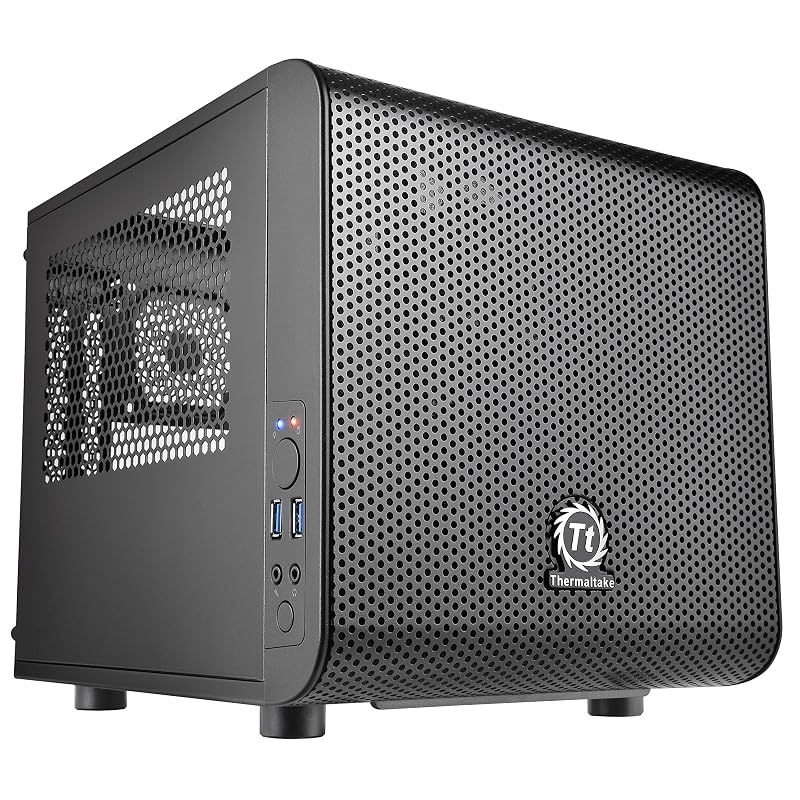 【新品】 Thermaltake Core V1 Mini-ITX対応キューブPCケース CS4872 CA-1B8-00S1WN-00