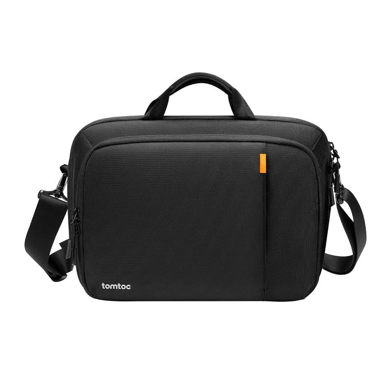 【新品】 [tomtoc] 360保護 15.6インチ パソコンバッグ PC2台収納 15.6型モバイルモニターケース ノートPCバッグ 撥水 ブリーフケース