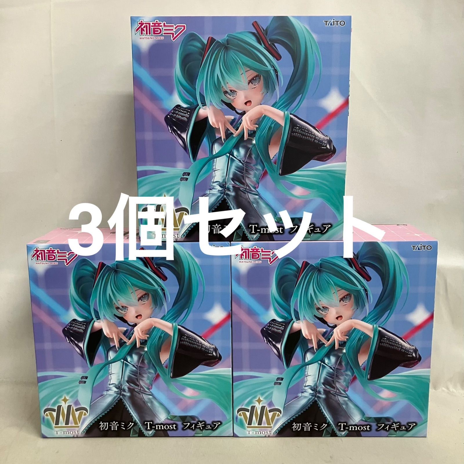 フィギュア 初音ミク t-most フィギュア 3個