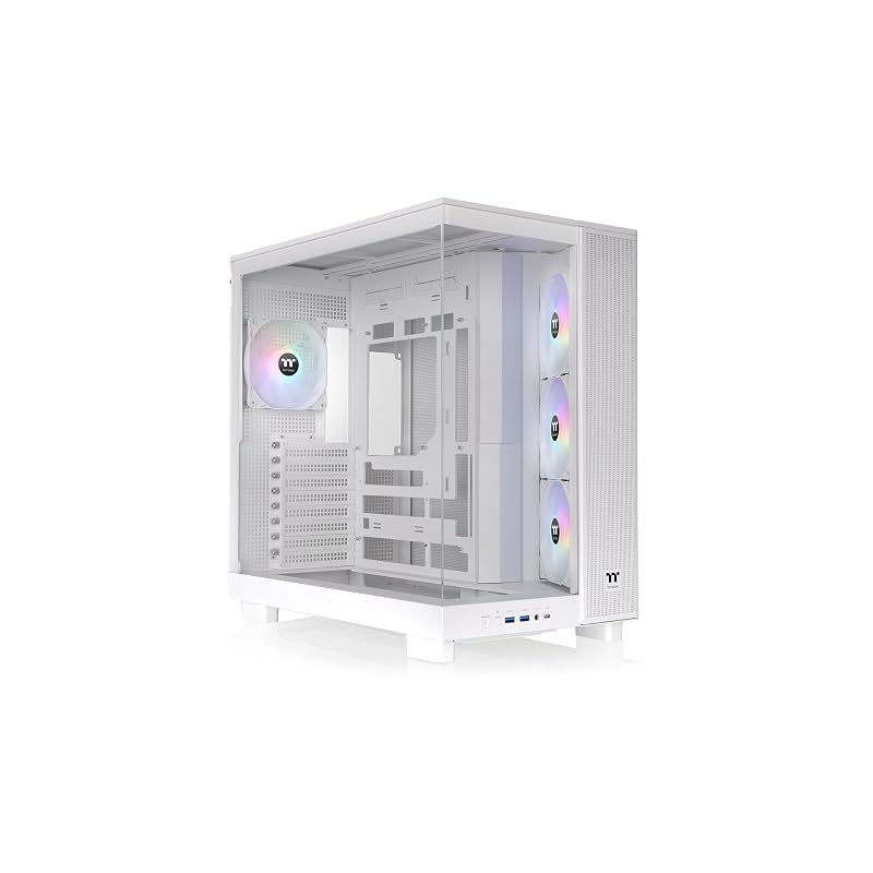 【新品】 Thermaltake View 380 XL TG ARGB Snow 120mm ARGBファン 4基搭載 ピラーレス ミドルタワー ATX PCケース ホワイト CA-11E-00M6WN-00 CS9248 16,374円