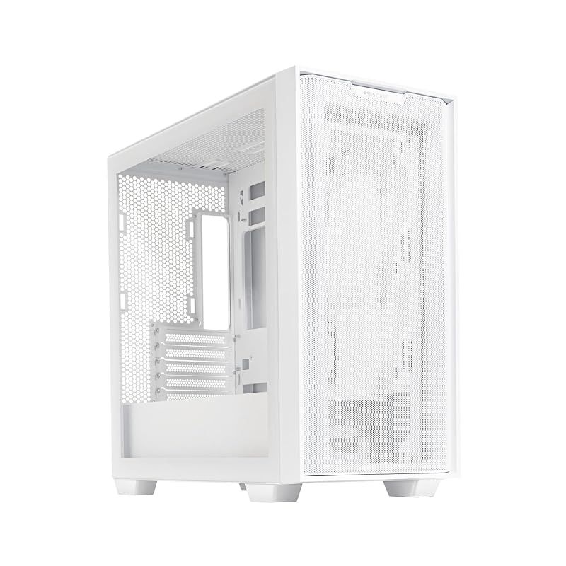 【新品】 ASUS A21 CASE/WHT BTFマザーボード 対応 強化ガラス ミドルタワー micro atx PCケース 白 国内正規代理店品