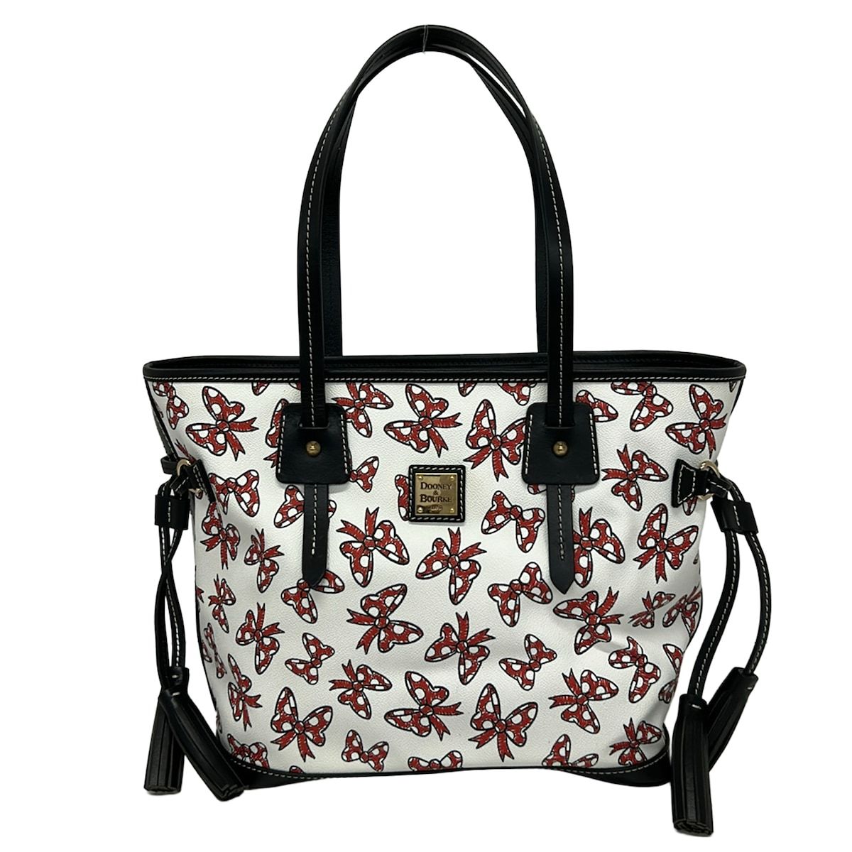 DOONEY&BOURKE(ドゥーニーアンドバーク) ショルダーバッグ - 白×黒 