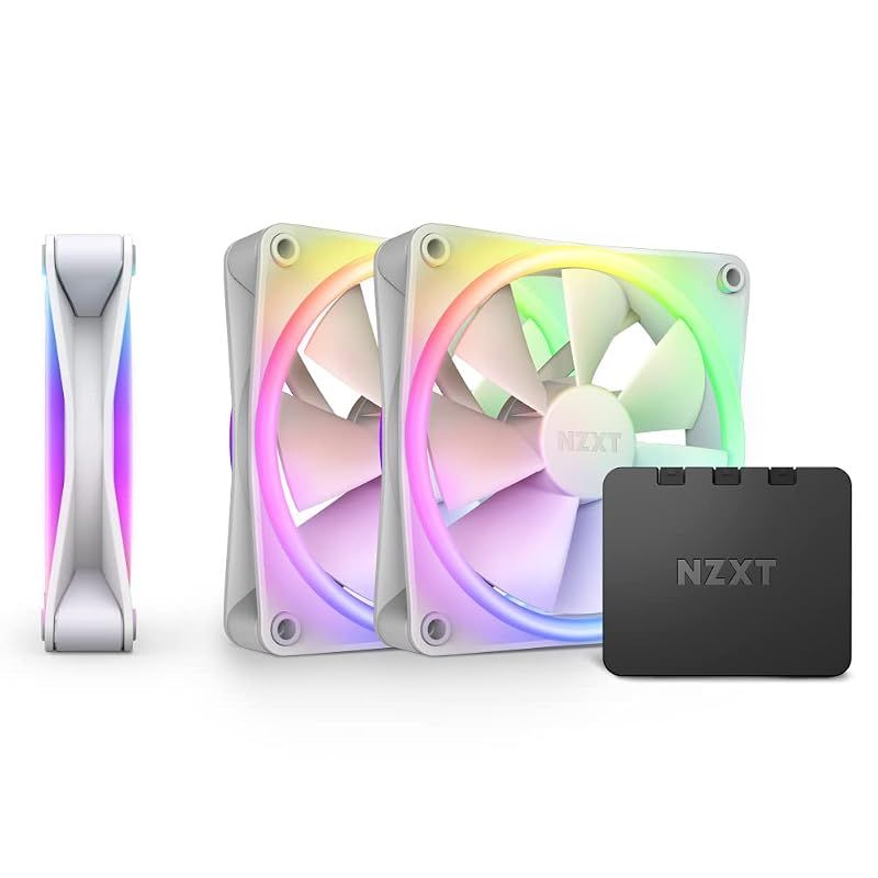 【新品】 NZXT F120 RGB DUO TRIPLE PACK & RGB Controller [White] PCケースファン3基 RF-D12TF-W1 FN1831 1 9,080円