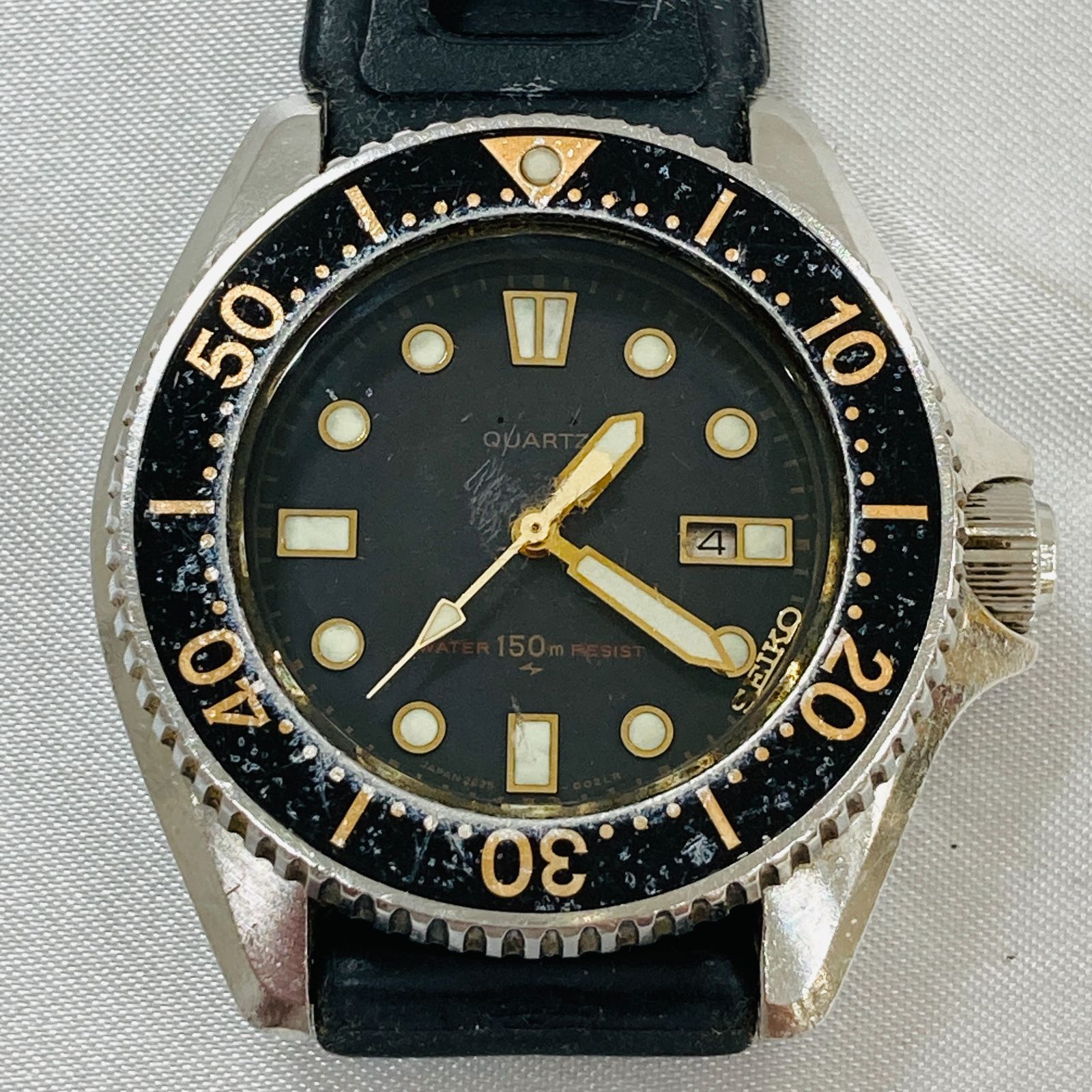 メンズ A【動作未確認】SEIKO セイコー 2625-0010 クォーツ ダイバーズ