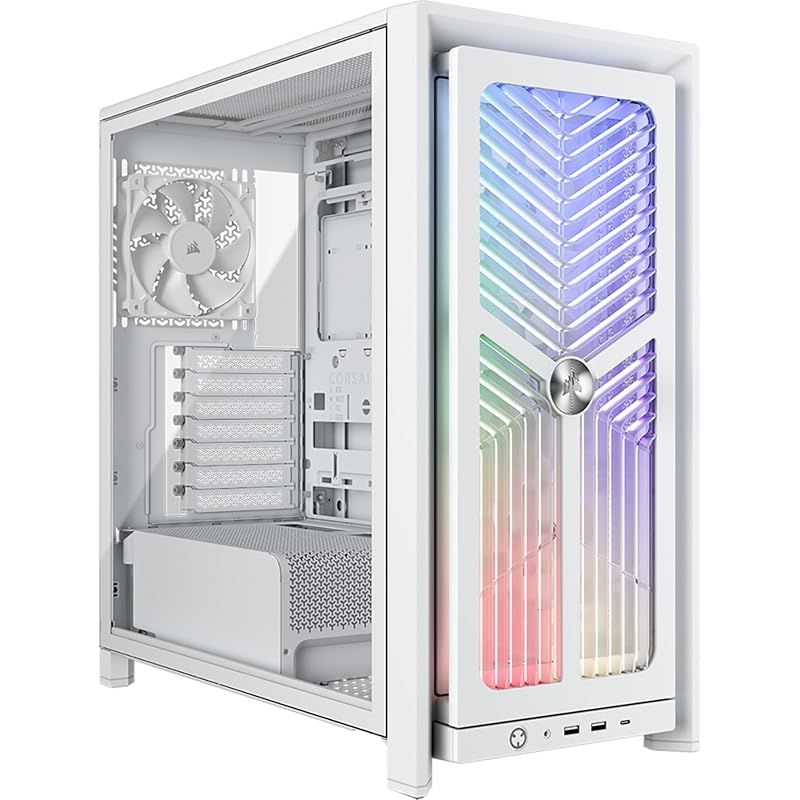 【新品】 CORSAIR FRAME 4000X RS ミドルタワーPCケース ? ホワイト CC-9011303-WW 18,015円