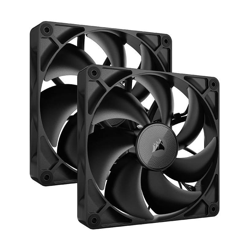 【新品】 【限定】CORSAIR iCUE LINK RX140 スターターキット 140mm PWM PCケースファン デュアルパック(iCUE LINKシステムハブ付属) ブラック CO-9051012-WW 0
