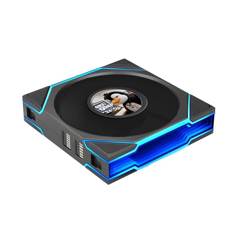 【新品】 LIANLI ケースファン UNI FAN TL LCD FLEX 120 BK Single Pack デイジーチェーン接続 120mmARGB 1.8インチLCDディスプレイ搭載 12TLLCD1F1B 日本正規代理店品 0