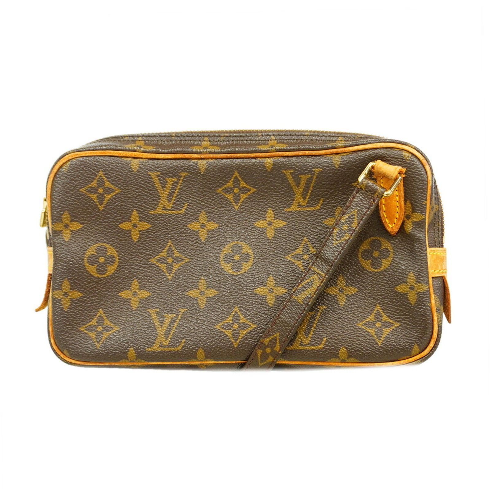 ルイ・ヴィトン(Louis Vuitton) ルイ・ヴィトン ショルダーバッグ モノグラム ポシェットマルリーバンドリエール M51828 ブラウンレディース