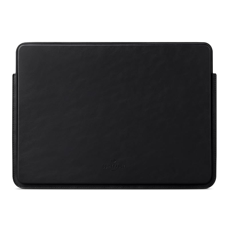 【新品】 Comfyable 13インチ フェイクレザー ノートパソコンスリーブケース、スリム保護ノートパソコンカバー MacBook Air M4 2025-2018 & MacBook Pro M2 2022 M1 2020-2016に対応 ブラック 5,762円