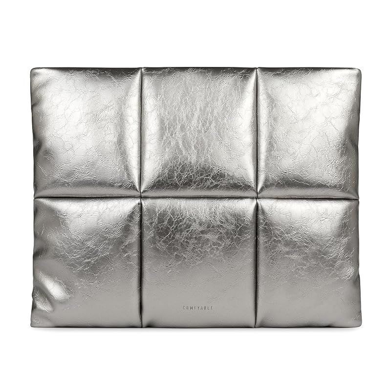 【新品】 Comfyable Puffy ノートパソコンケース 13/14インチ 内ポケット付き MacBook Air M5 2026 A3449 MacBook Pro M5/M4 Pro/Max 対応 防水PU パファースリーブ, シルバー