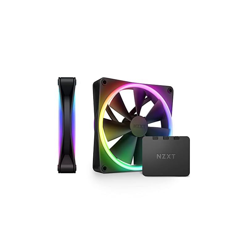 【新品】 NZXT F140 RGB DUO TWIN PACK & RGB Controller [Black] PCケースファン2基 RF-D14DF-B1 FN1832 1 7,093円