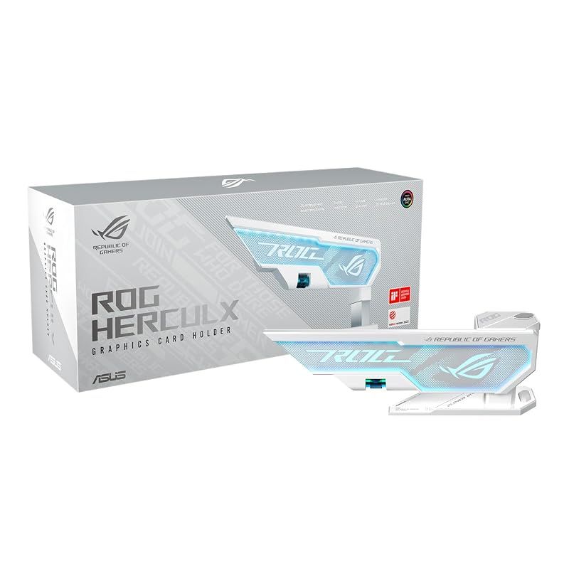 【新品】 ASUS グラフィックス カード ホルダー ROG HERCULX GRAPHICS CARD HOLDER 白 国内正規代理店品