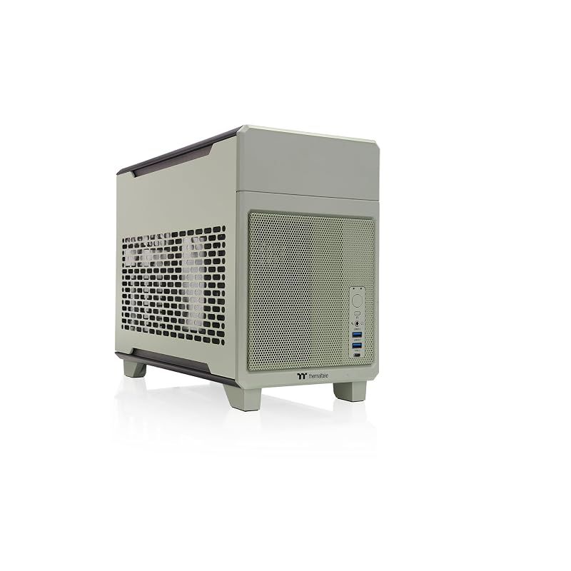 【新品】 Thermaltake TR100 Matcha Green デュアルチャンバー Mini-ITX PCケース CA-11A-00SENN-J0 CS9528 15,800円