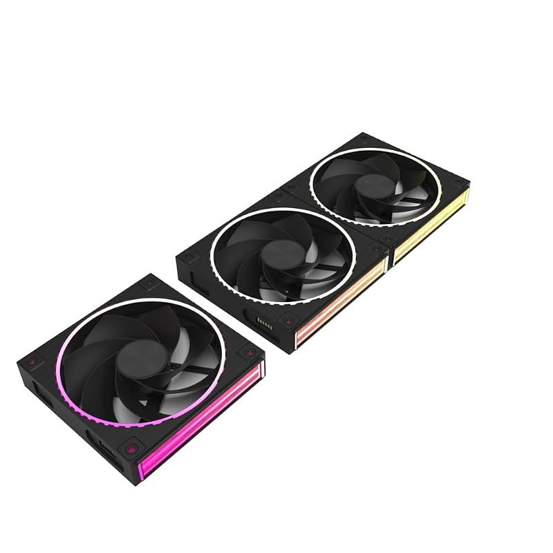 【新品】 ZALMAN ZM-DF120 A3 BLACK PCケースファン 3個セット FN2738 0