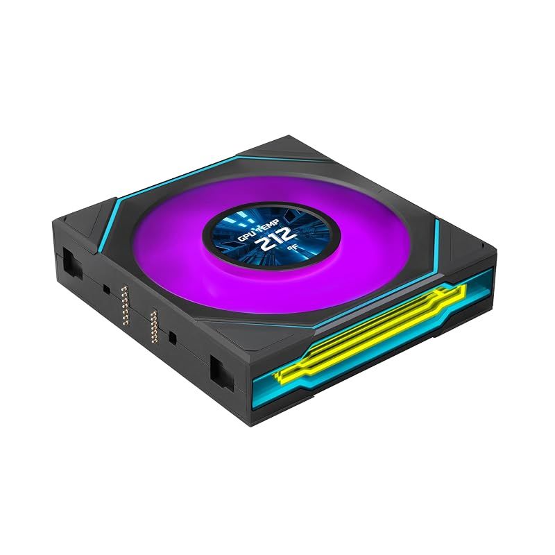 【新品】 LIANLI ケースファン UNI FAN SL-INF LCD FLEX 120 BK Single Pack インフィニティミラー搭載 デイジーチェーン接続 1.8インチLCDディスプレイ 12SLIND1F1B 日本正規代理店品 0