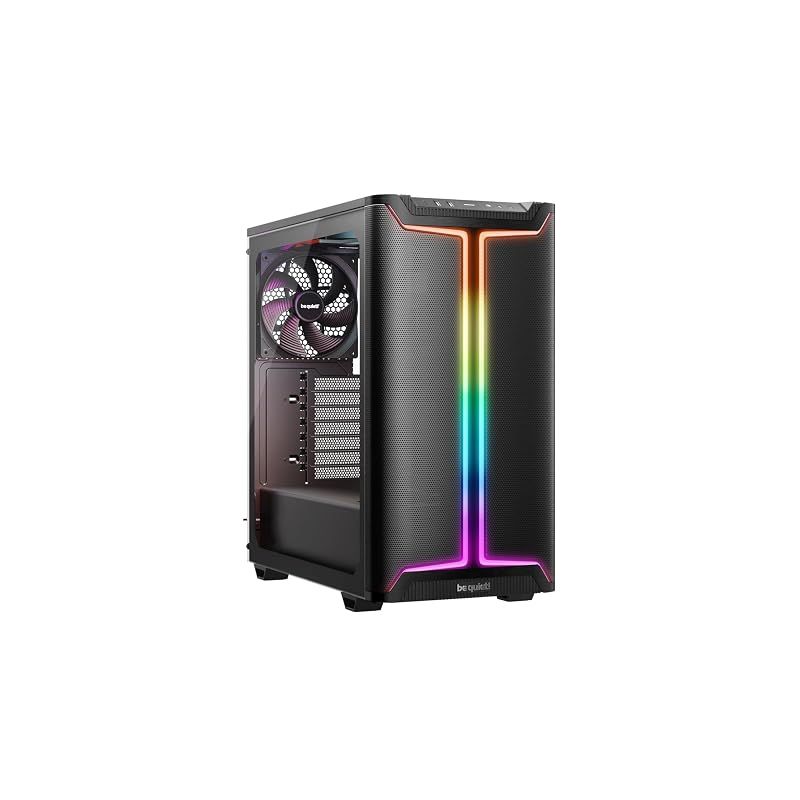 【新品】 be quiet! ミドルタワー PCケース ATX Pure Base 501 DX Black PUR-BSE-501/DX/BK