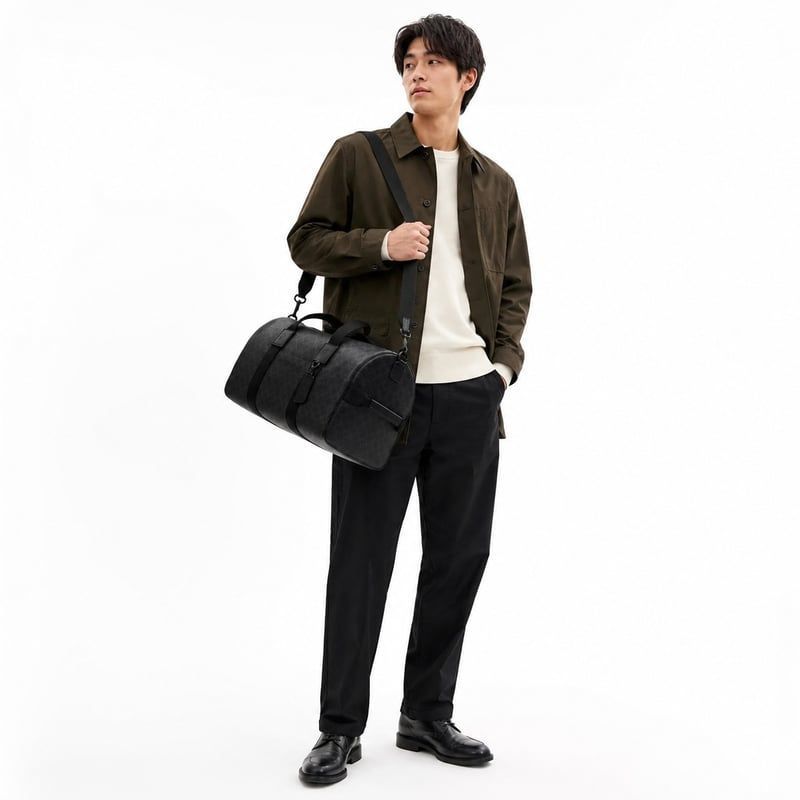 ✨️COACH　コーチ　エクスプローラー ダッフル バッグ 45・シグネチャー キャンバス　CET53 MWOY2