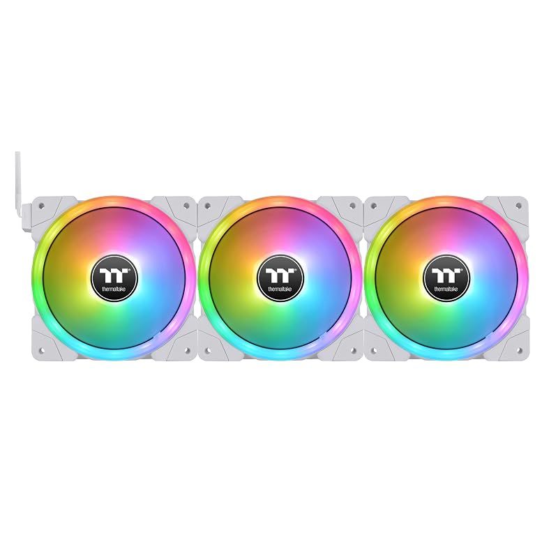 【新品】 Thermaltake SWAFAN EX14 RGB White (3-Fan Pack) PCケースファン CL-F162-PL14SW-A FN1913 1