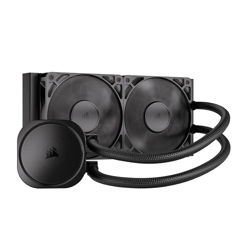【新品】 CORSAIR NAUTILUS -ノーチラス- 240ラジエーター RSケースファン付き 水冷式CPUクーラー ブラック CW-9060088-WW