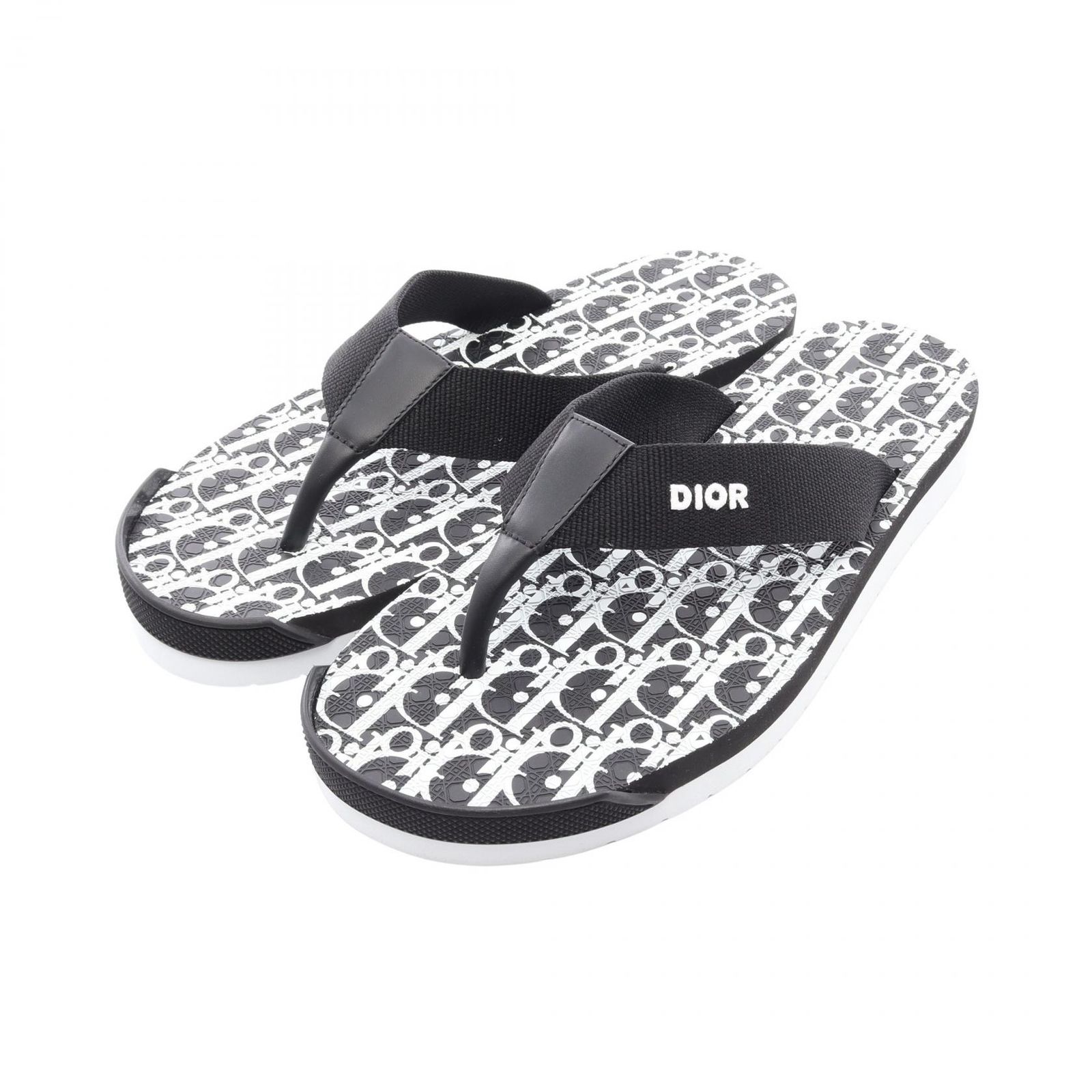 ディオール Dior サンダル ALPHA オブリーク レザー サンダル メンズ 未使用