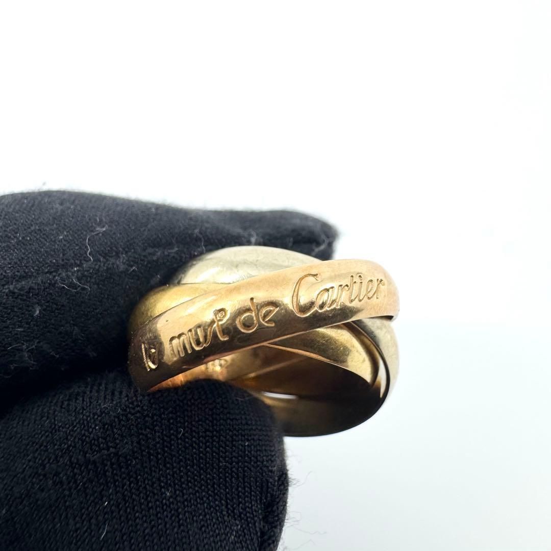 Cartier カルティエ トリニティリング 8号 ヴィンテージ K18 - メルカリ