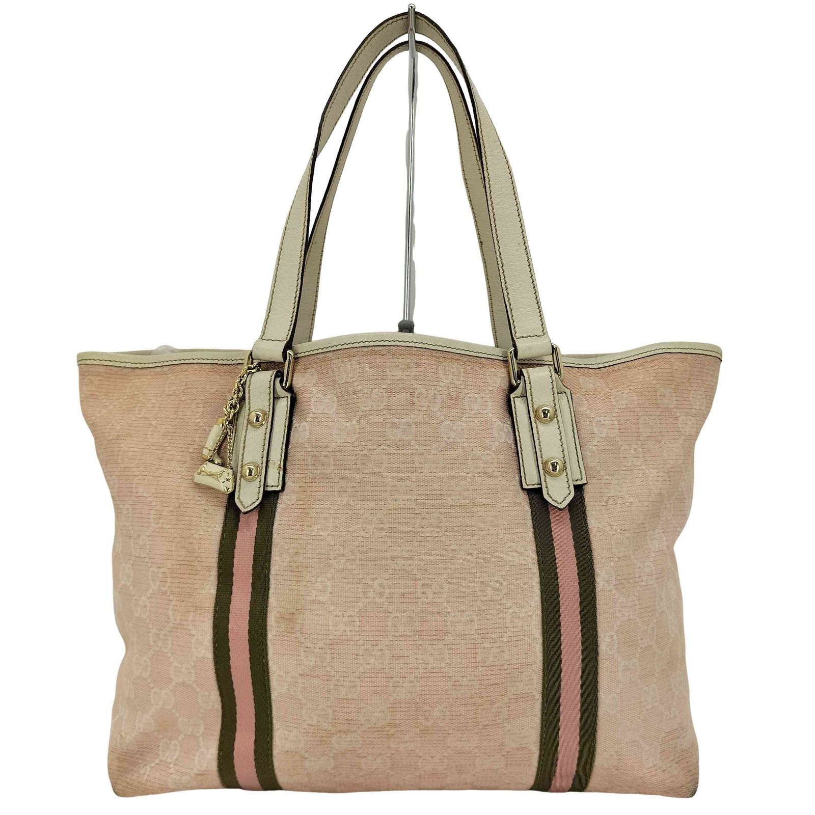 グッチ GUCCI GG柄 シェリーライン キャンバス トート バッグ レディース 表記無