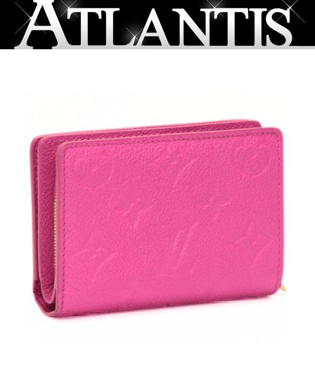 LOUIS VUITTON ルイヴィトン 日本限定LV×TMポルトフォイユ・クレア 二つ折り財布 村上隆 マルチカラ― アンプラント カワイイピンク M14040 【75820】