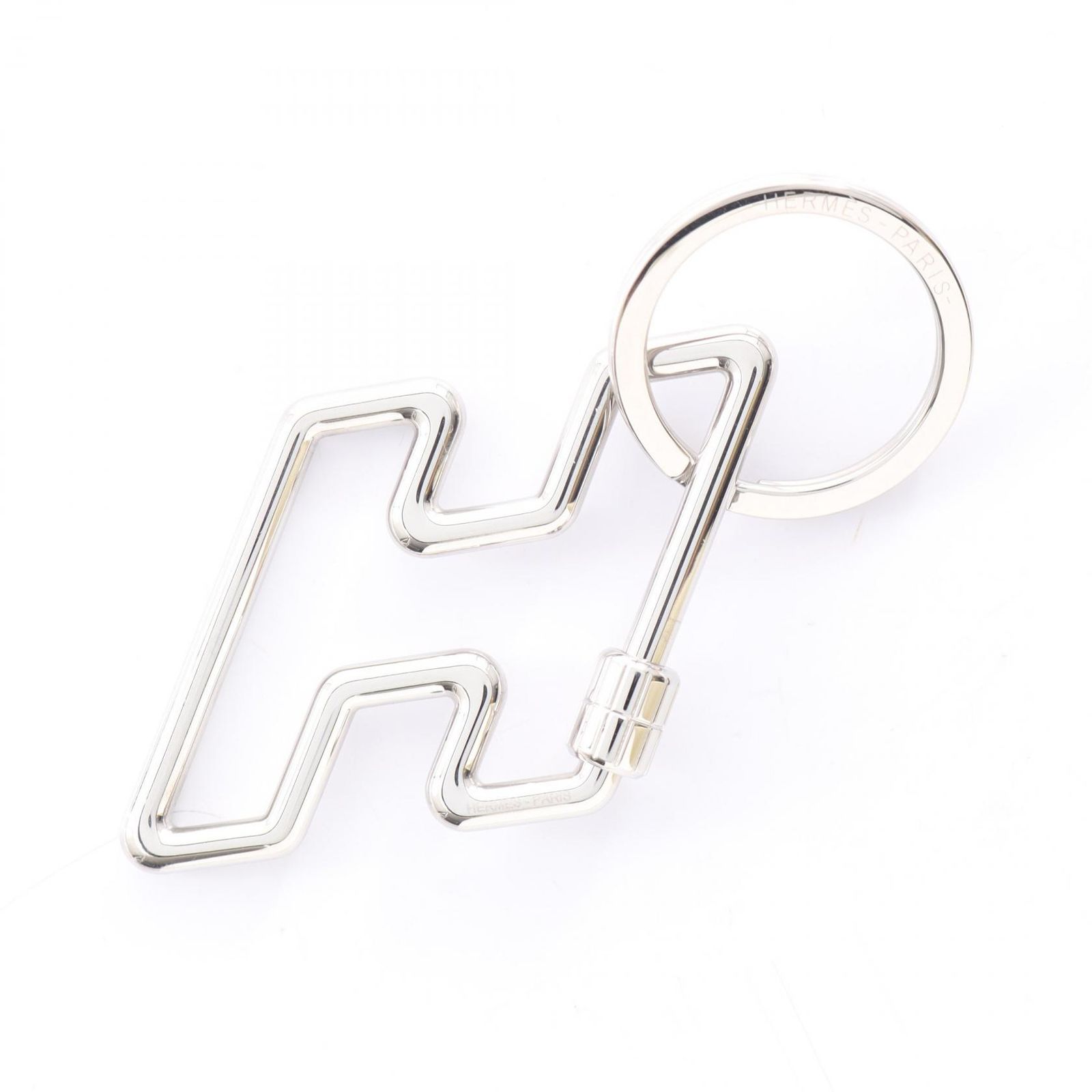 エルメス HERMES キーホルダー H トゥ スピード H077245FJ00 シルバー その他 H・トゥ・スピード ユニセックス Used A