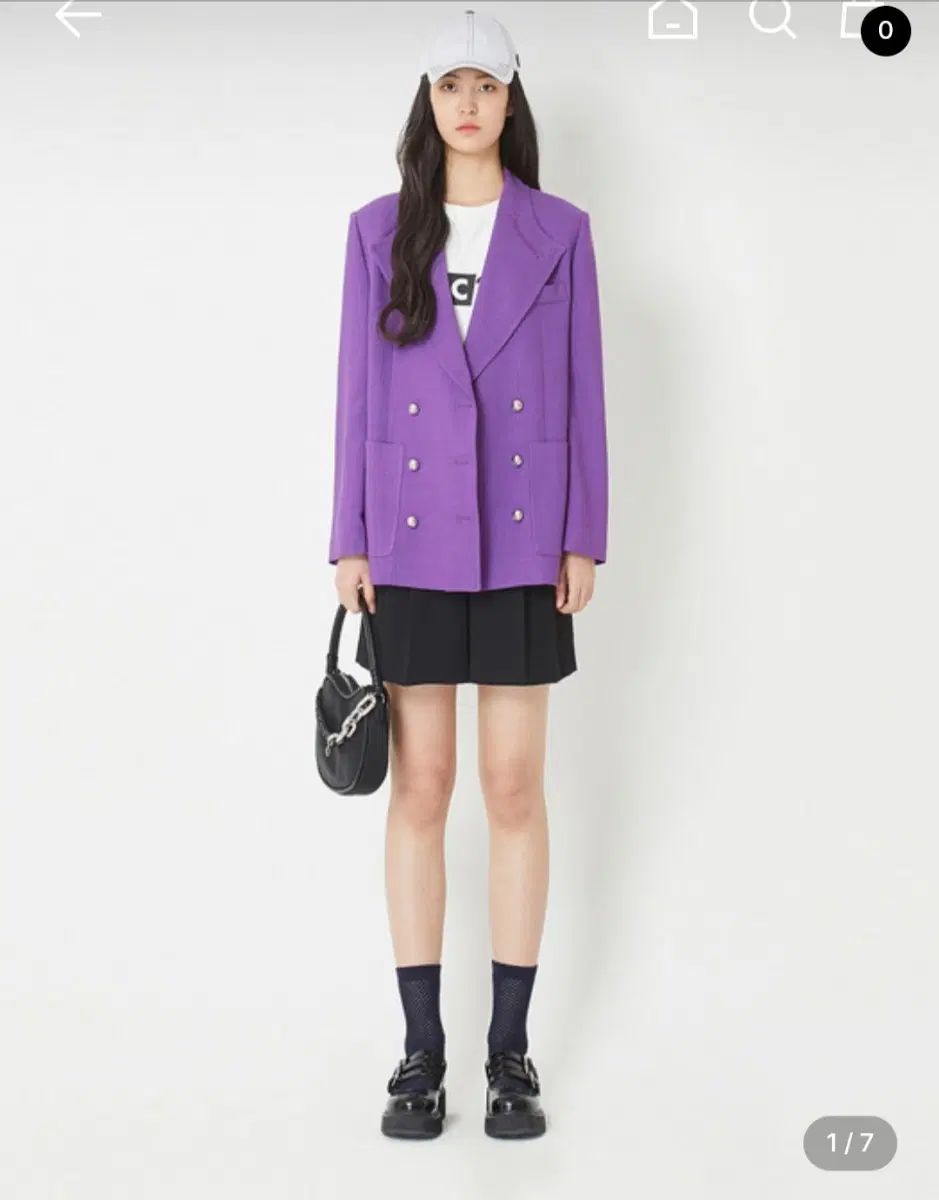 LUCKY CHOUETTE ラッキーシュエトゥ カラー 엠브로이더리 ダブルジャケット 36サイズ 22,379円