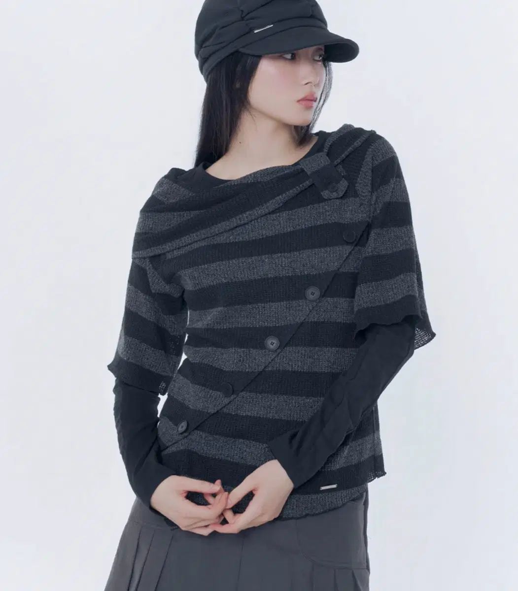 STRIPE ミセキソウル クロシェ ニット 6,151円