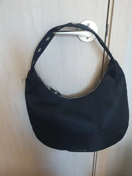 (新品) クリスティン プロジェクト ブラック HOBO BAG (バンダル ショルダーバッグ)