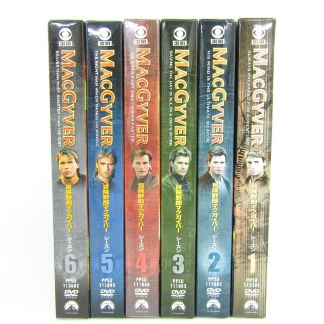 MACGYVER DVD 冒険野郎マクガイバー シーズン1～6 特選BOX ▼V6914