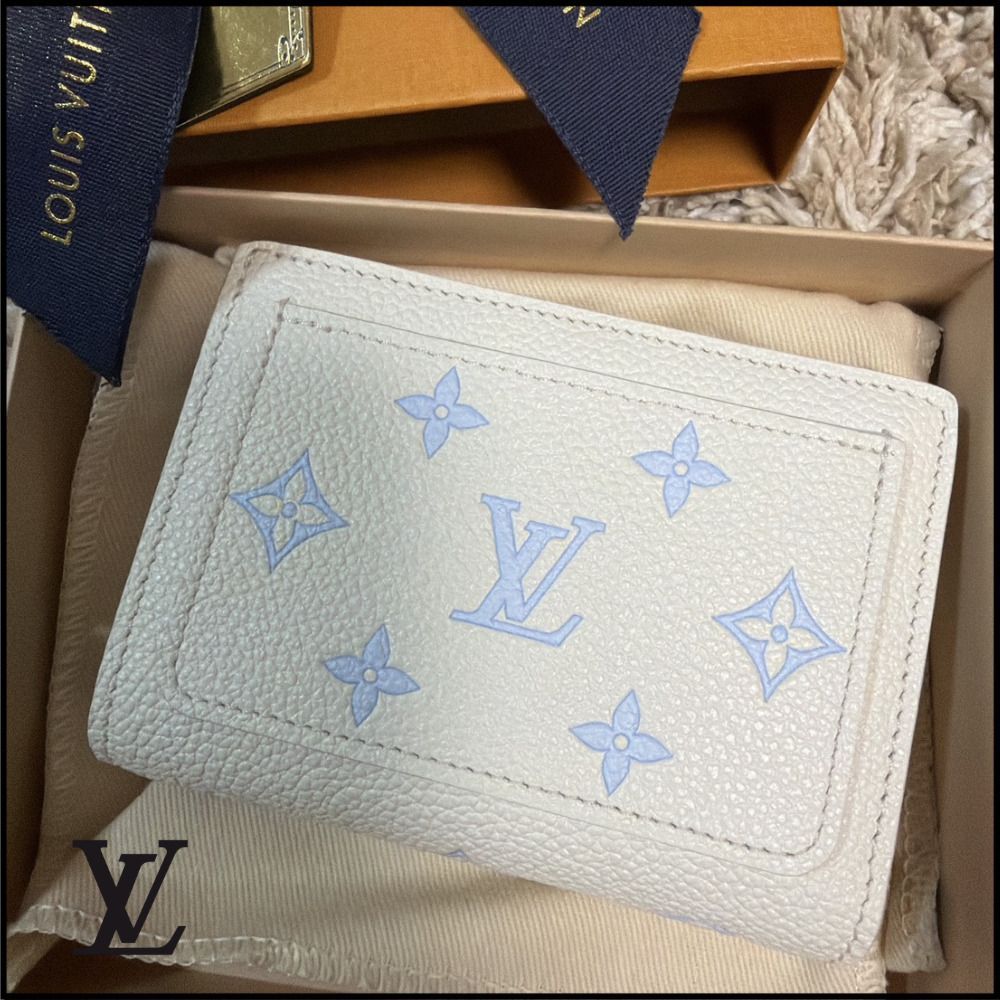 国内完売☆日本限定 Louis Vuitton LV ポルトフォイユ・クレア 大人カラー