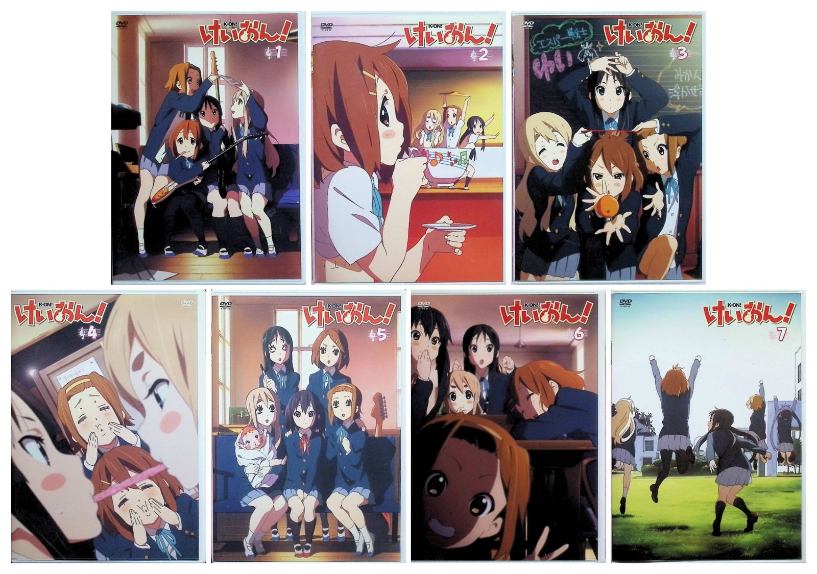 けいおん! 全7巻セット[DVD]◇全セル版