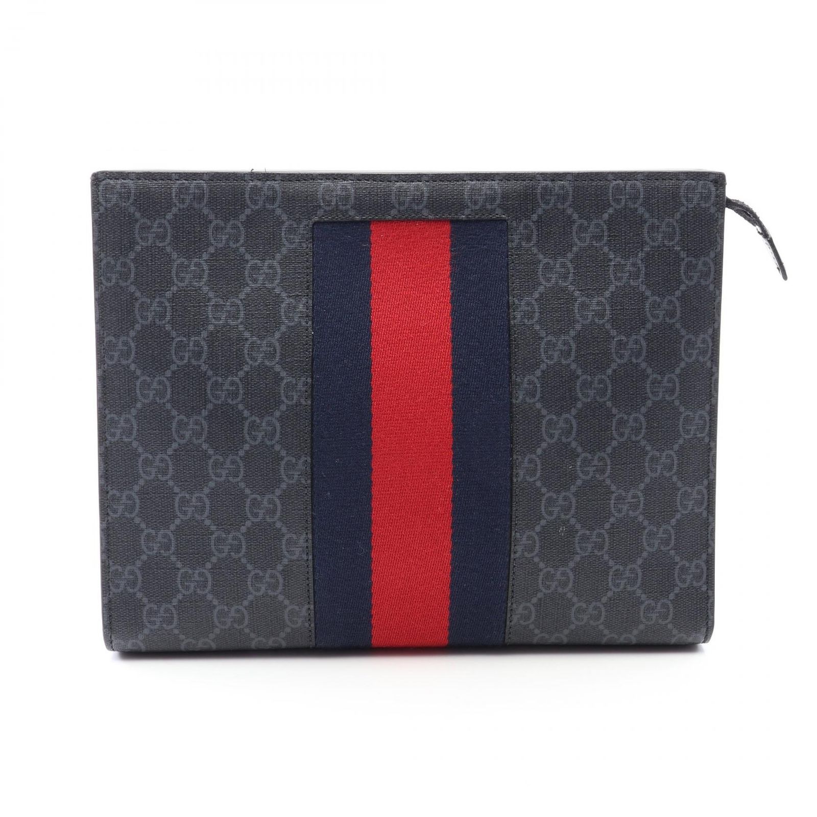 GUCCI グッチ GGスプリーム ウェビングライン セカンドバッグ クラッチバッグ 40,170円