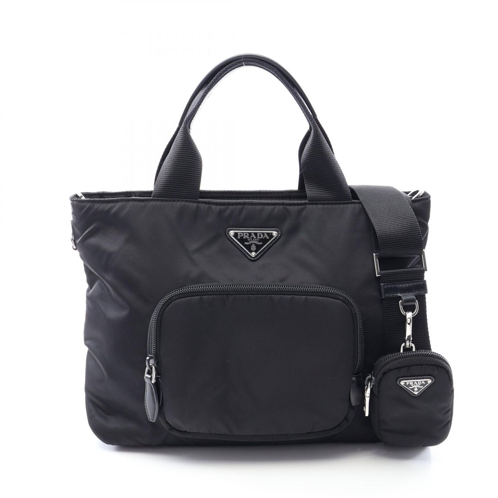 PRADA プラダ 三角プレート 2WAY ハンドバッグ 105,400円