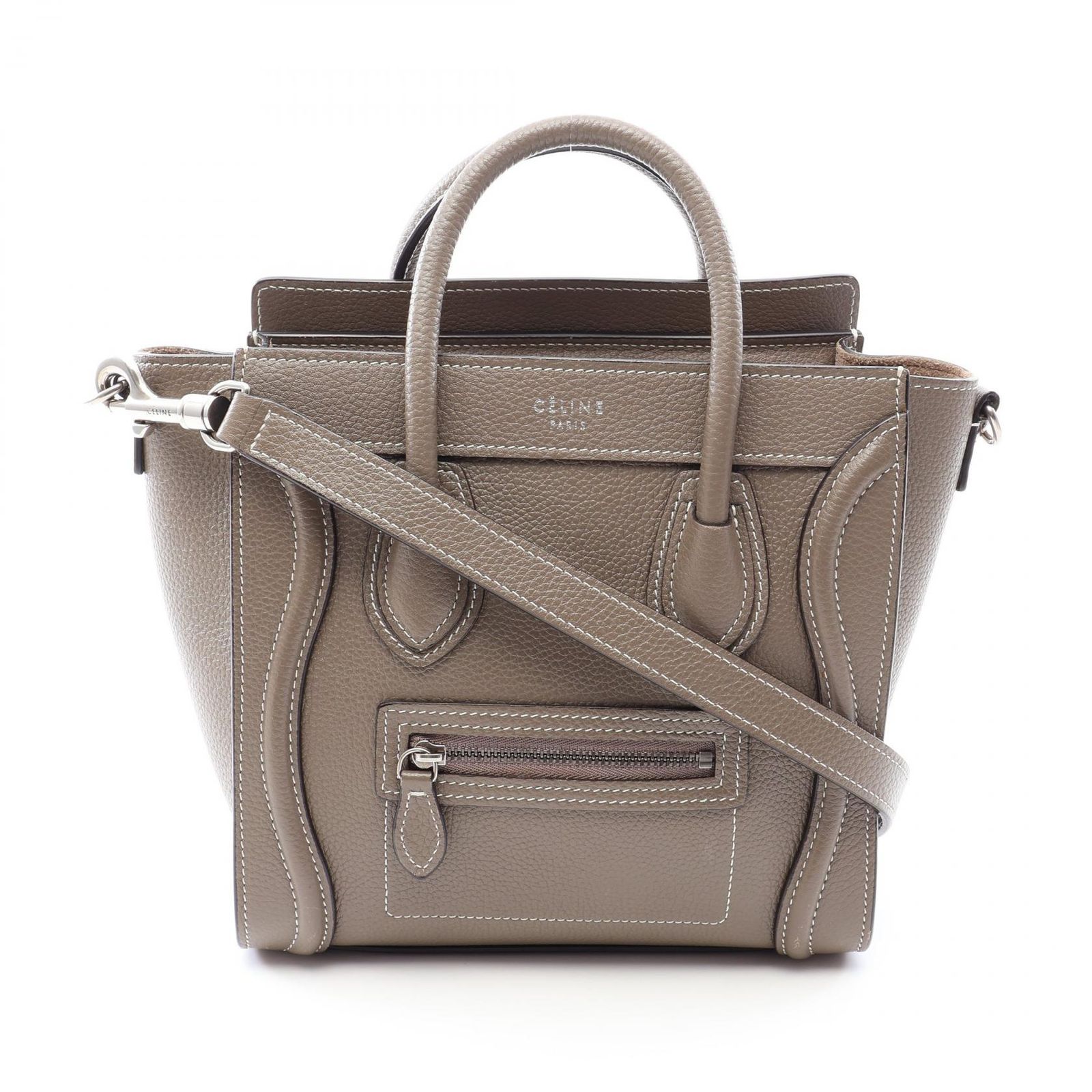 CELINE セリーヌ ラゲージ ナノショッパー 2WAY ハンドバッグ - メルカリ