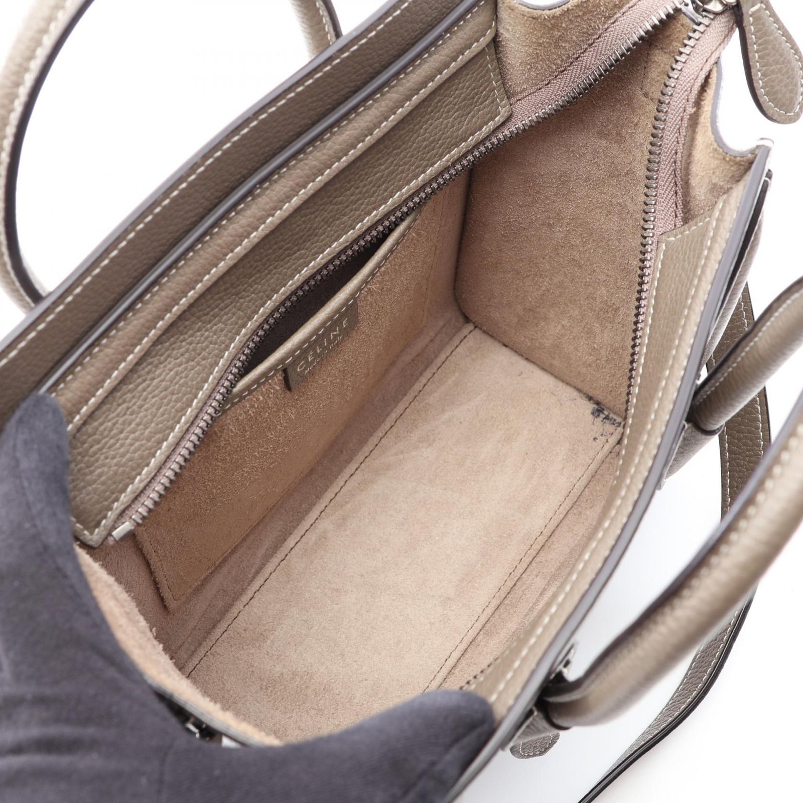 CELINE セリーヌ ラゲージ ナノショッパー 2WAY ハンドバッグ - メルカリ