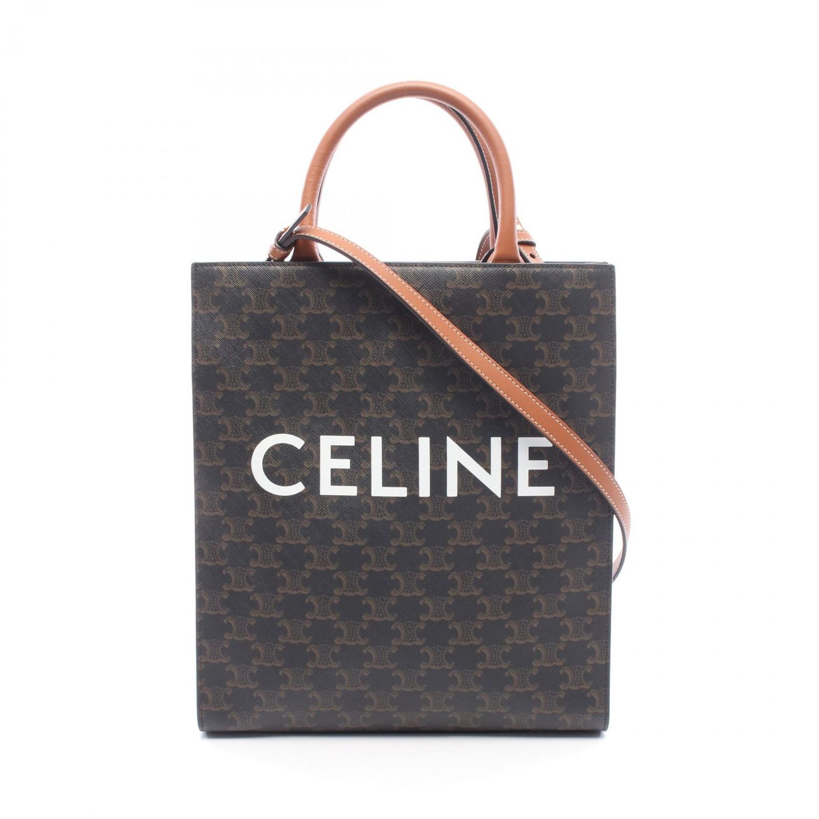 CELINE セリーヌ スモール バーティカル カバ トリオンフ 2WAY トートバッグ
