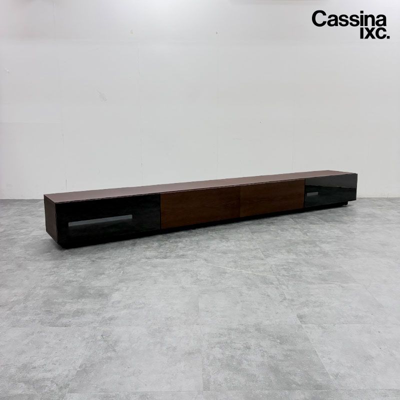 Cassina カッシーナ ixc. イクスシー BREATH ブレス シアターボード/TVボード/テレビ台/AVボード ローボード W3200×H350 153万