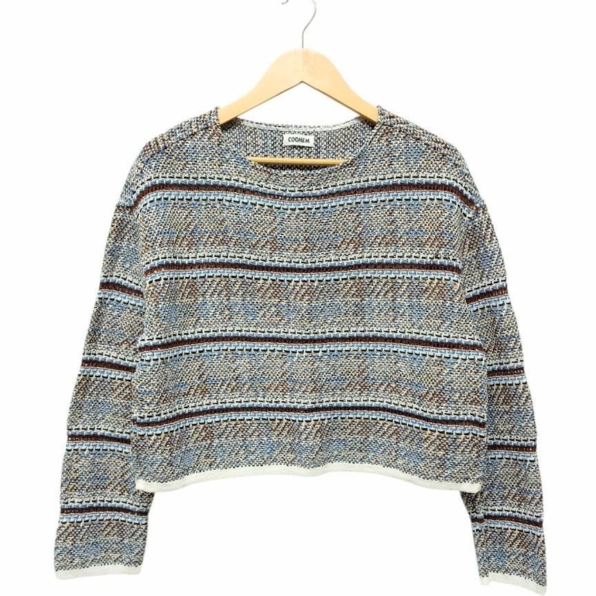 Coohem コーヘン コットンニット カットソー 11-252-014 ブラウン系 コットン サイズ フリーG00356 8,568円